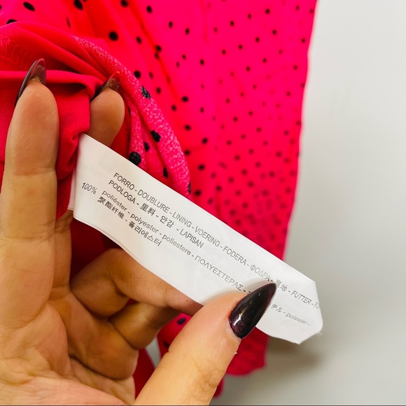 ZARA hot pink polka dot dress - Picture 13 of 14